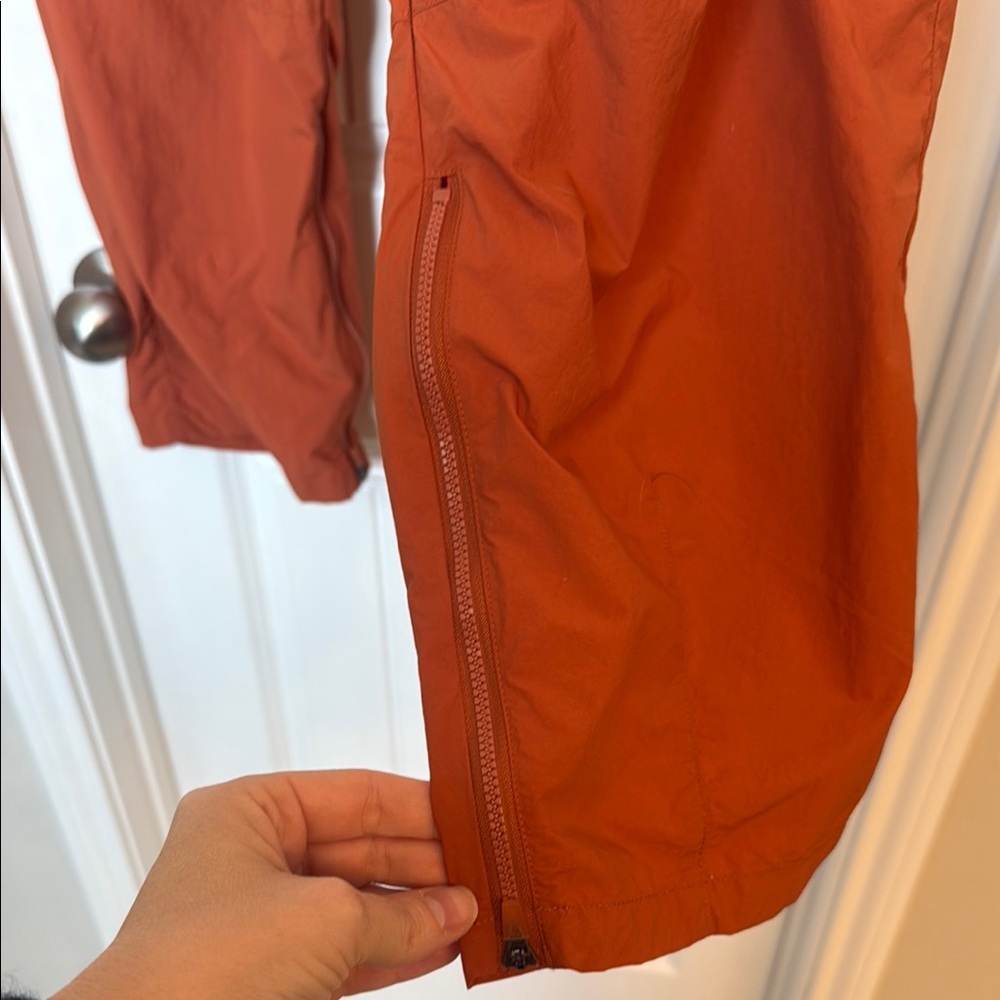 Free People Orange Track Pants with Tapered Fit - Picture 3 of 5
